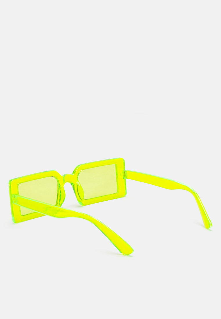 rectangular frame sunglasses#color_green