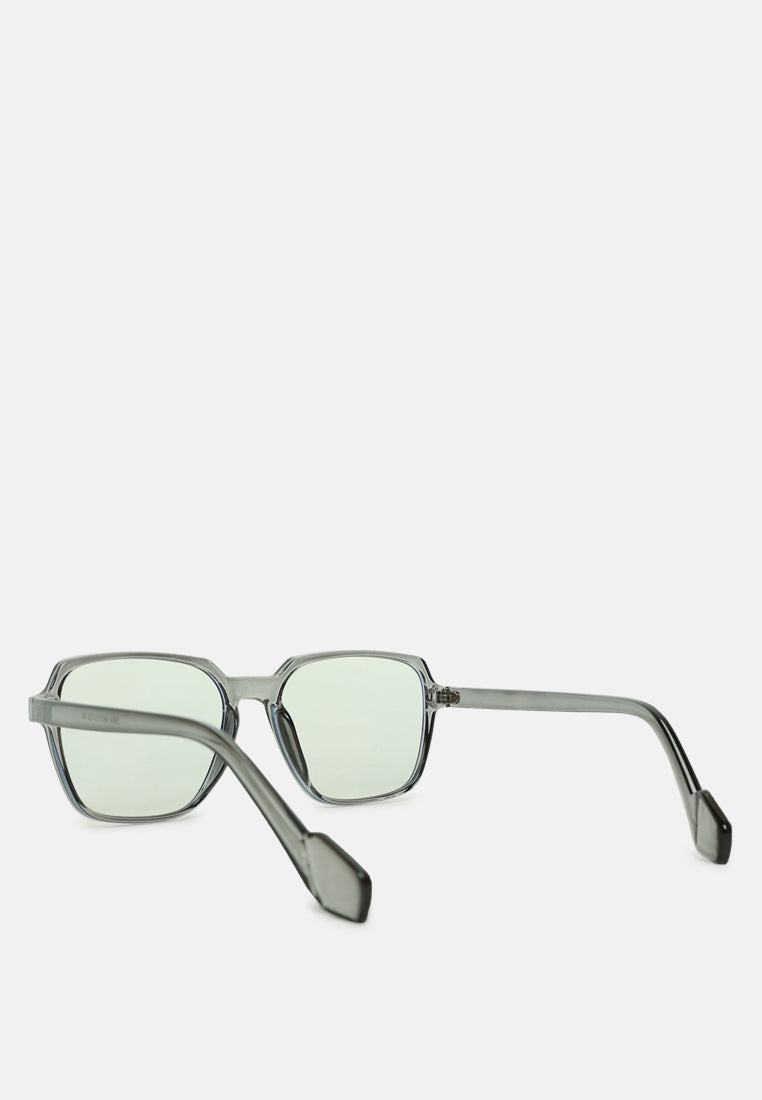 relaxed transparent square sunglasses#color_grey