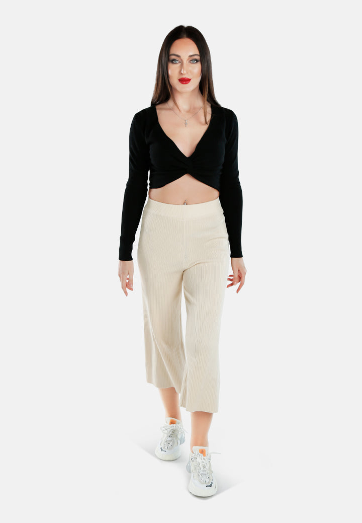 relaxed wide leg pants#color_sand