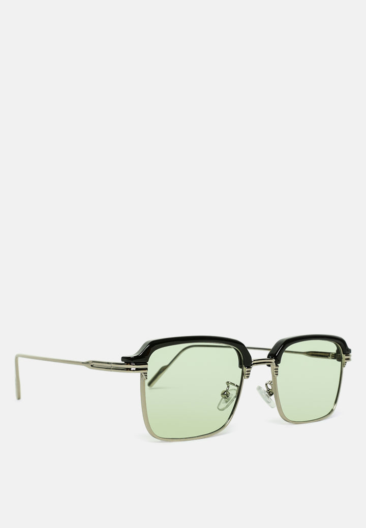 retro tinted metal frame sunglasses#color_mint-green