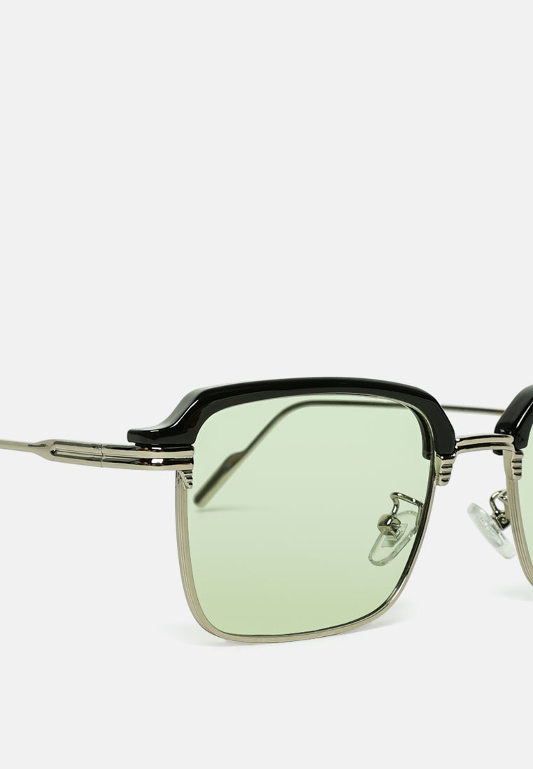 retro tinted metal frame sunglasses#color_mint-green