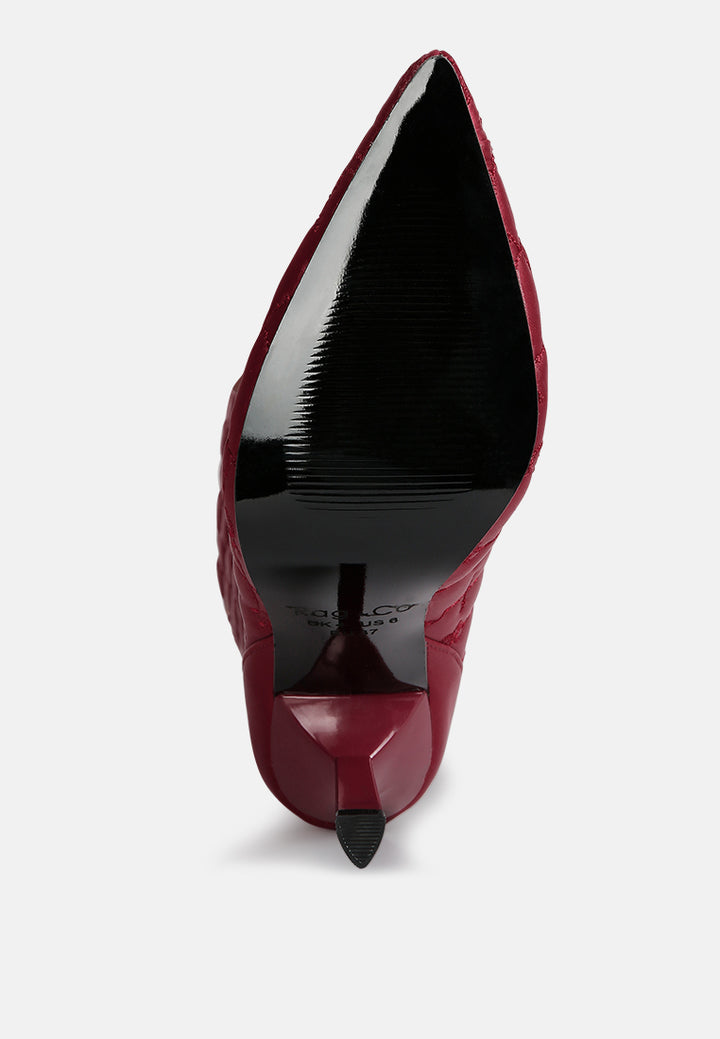 rhapsody monogram stiletto calf boots#color_burgundy