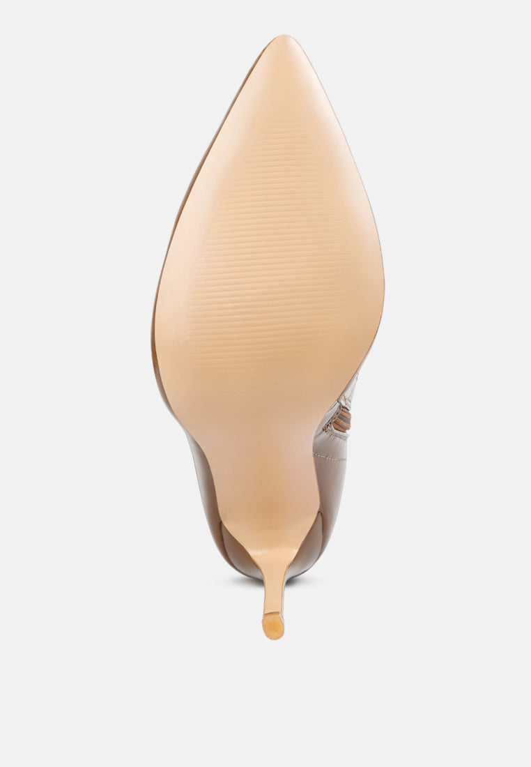 riggle long patent pu high heel boots by ruw#color_brown