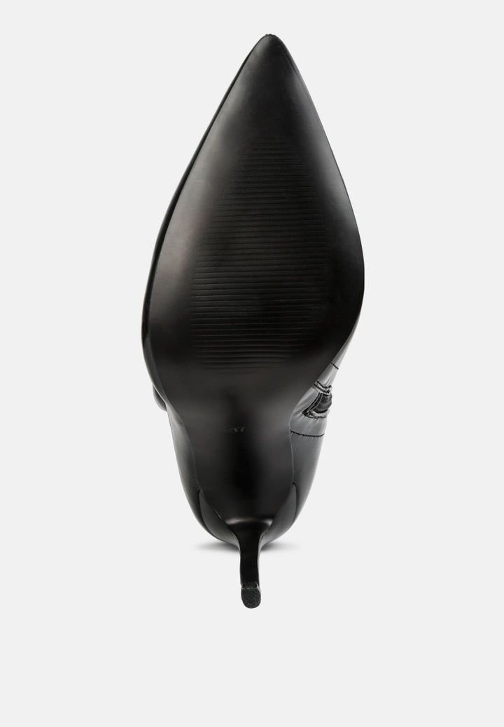 riggle long patent pu high heel boots by ruw#color_black