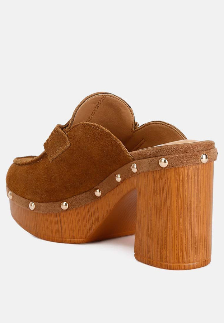 suede platform clogs bt ruw#color_tan