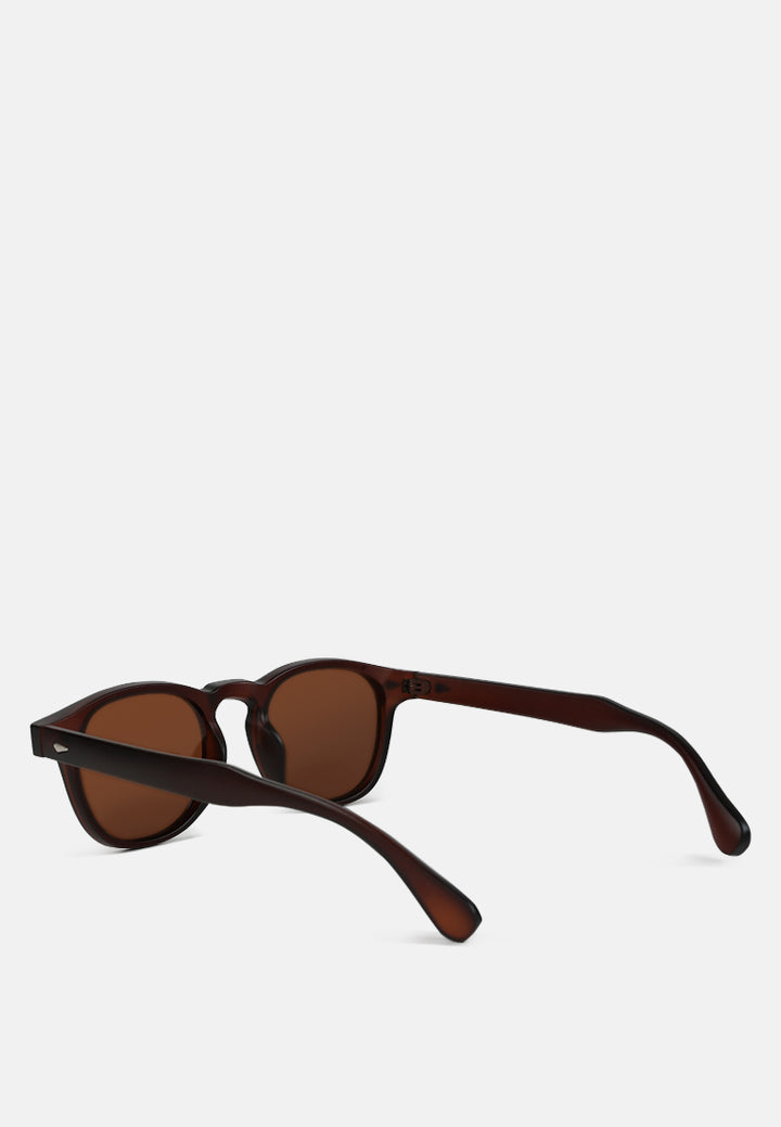 round tinted sunglasses by ruw#color_brown