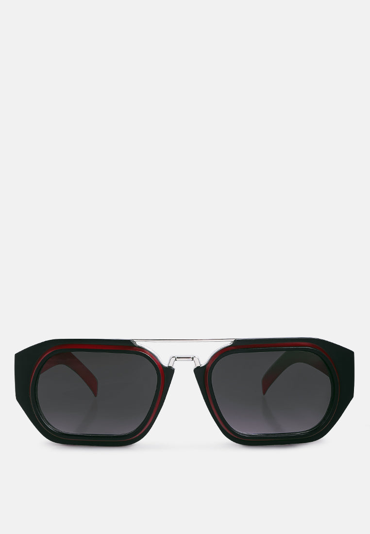 round sporty sunglasses#color_black