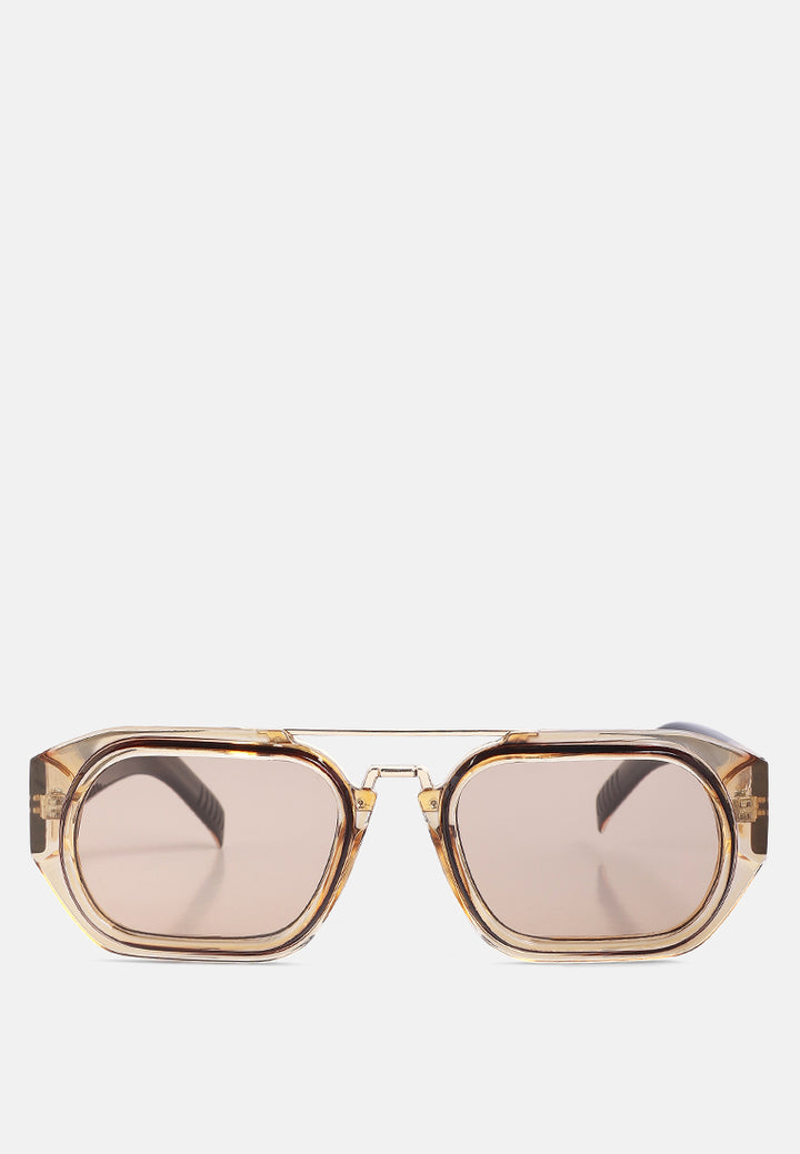 round sporty sunglasses#color_brown