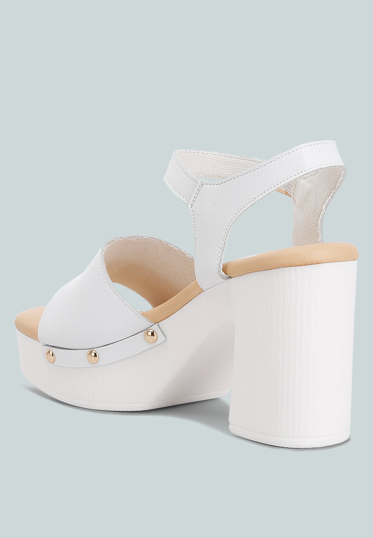 leather high block sandals by ruw#color_white