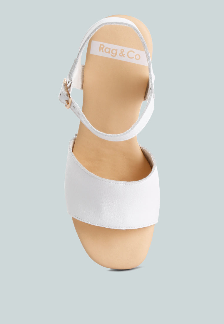 leather high block sandals by ruw#color_white