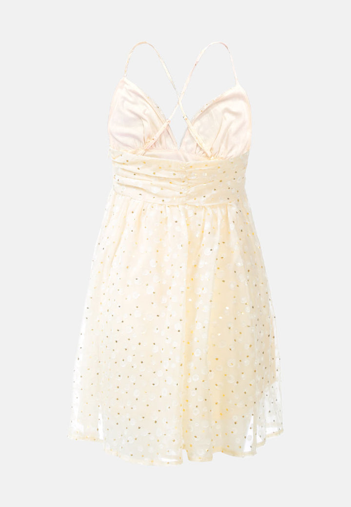 schiffley short fit and flare dressby ruw#color_beige