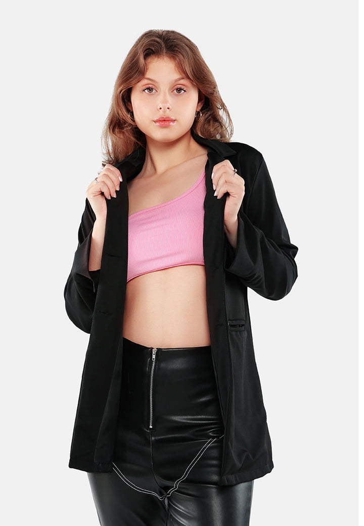 semi casual blazer#color_black