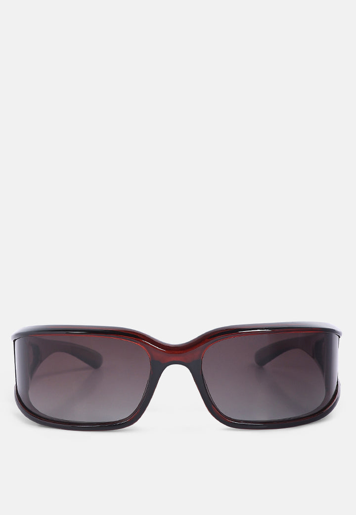 shield shaded sunglasses#color_brown