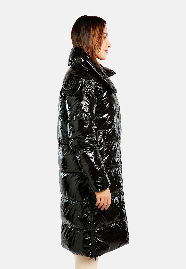 long puffer jacket#color_black