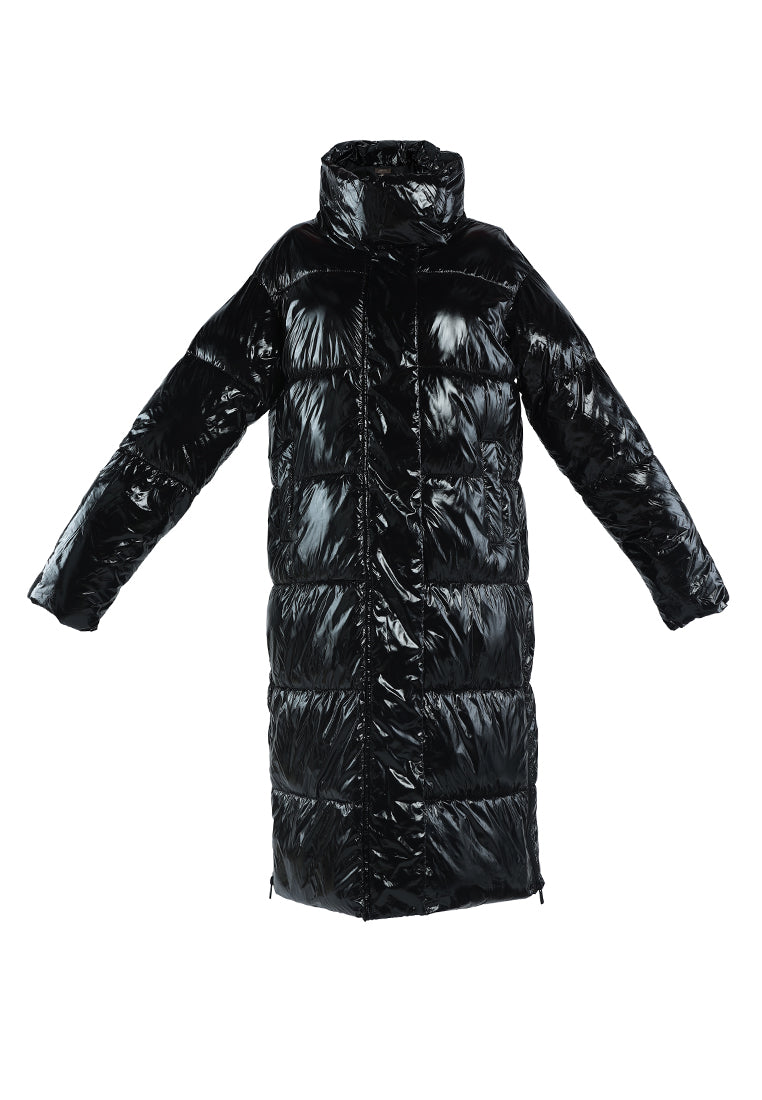 long puffer jacket#color_black