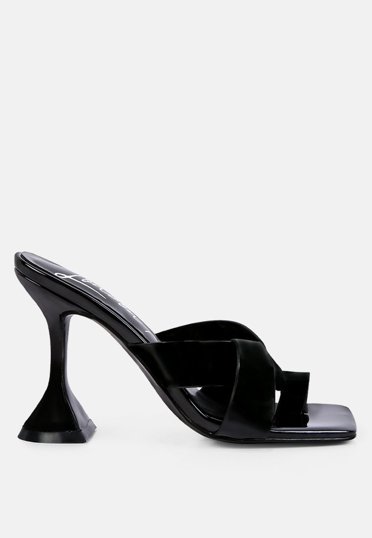 snatched intertwined toe ring heeled sandals by ruw#color_black