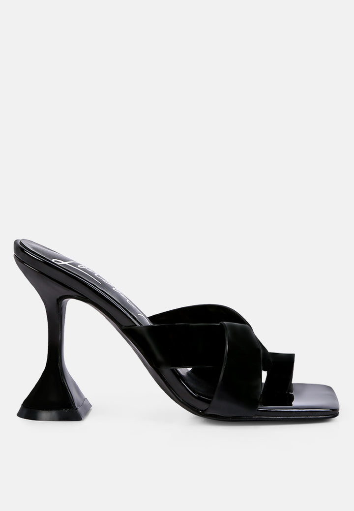 snatched intertwined toe ring heeled sandals by ruw#color_black