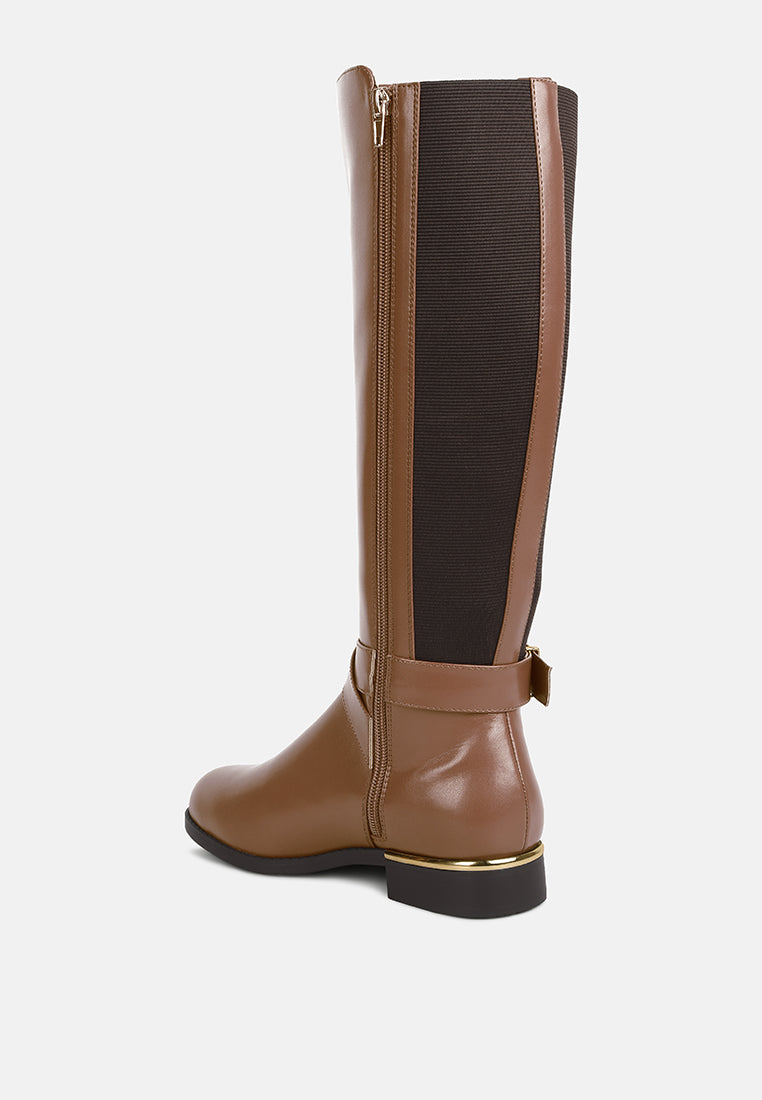 snowd riding boot by ruw#color_tan