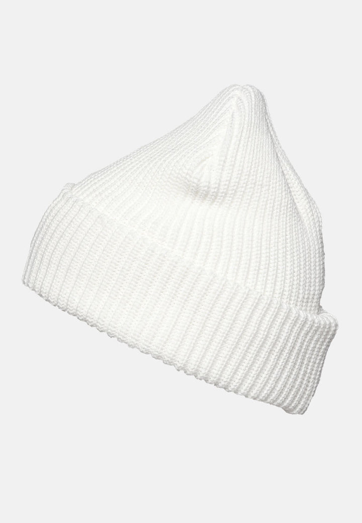 snuggly waffle cuff embroidered beanie by ruw#color_white