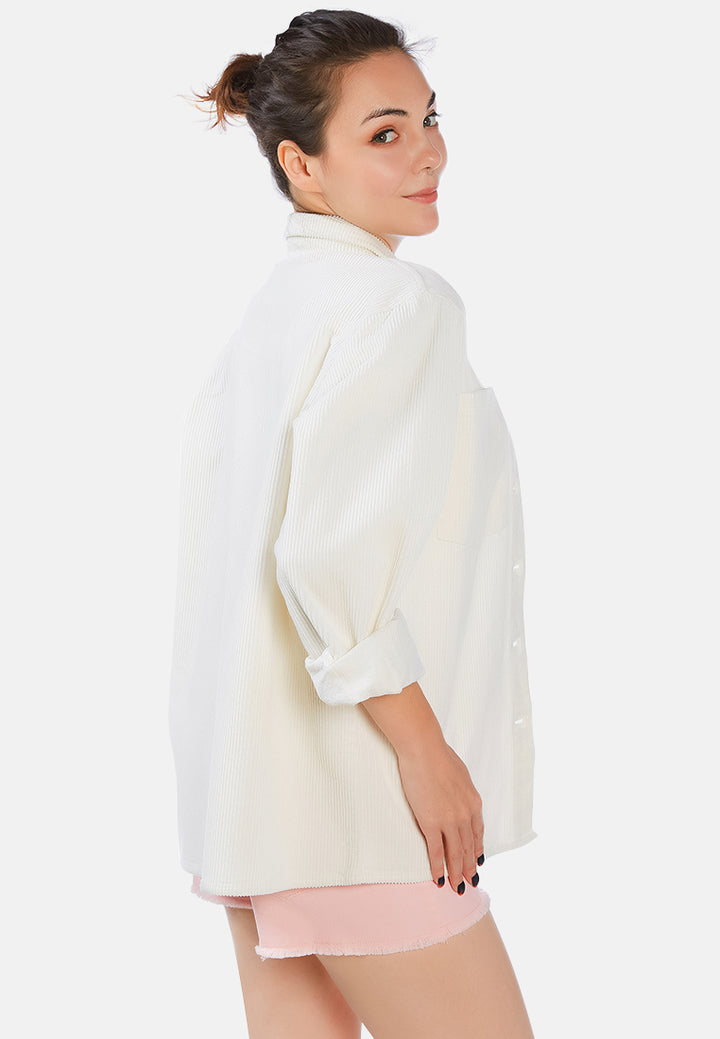 solid casual full sleeve shirt#color_white
