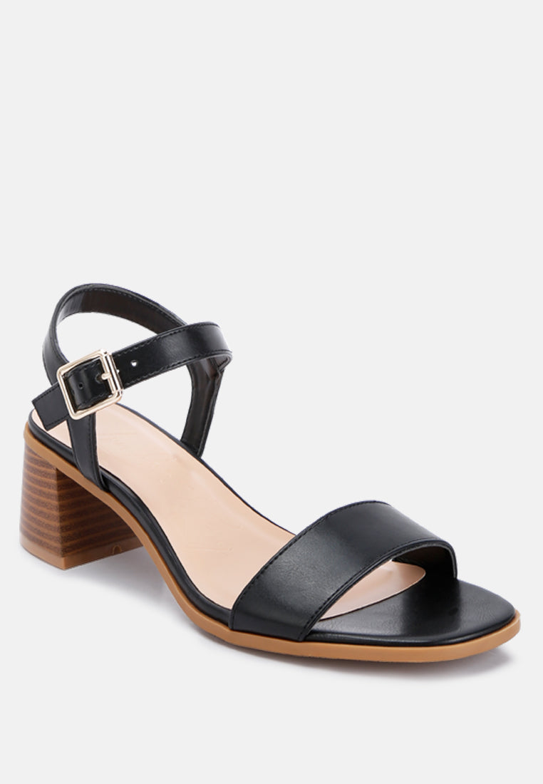 stacked heel sandals by ruw#color_black