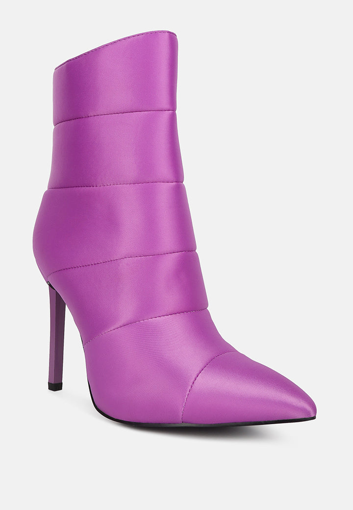status quo high heeled quilted satin boot#color_purple