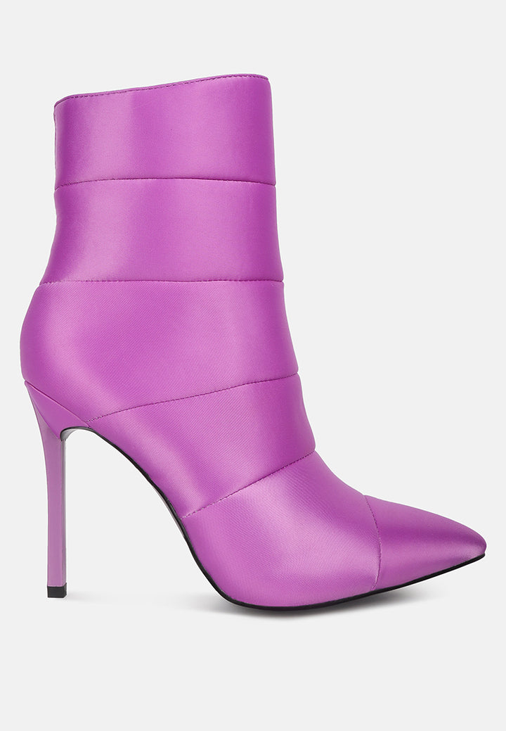 status quo high heeled quilted satin boot#color_purple