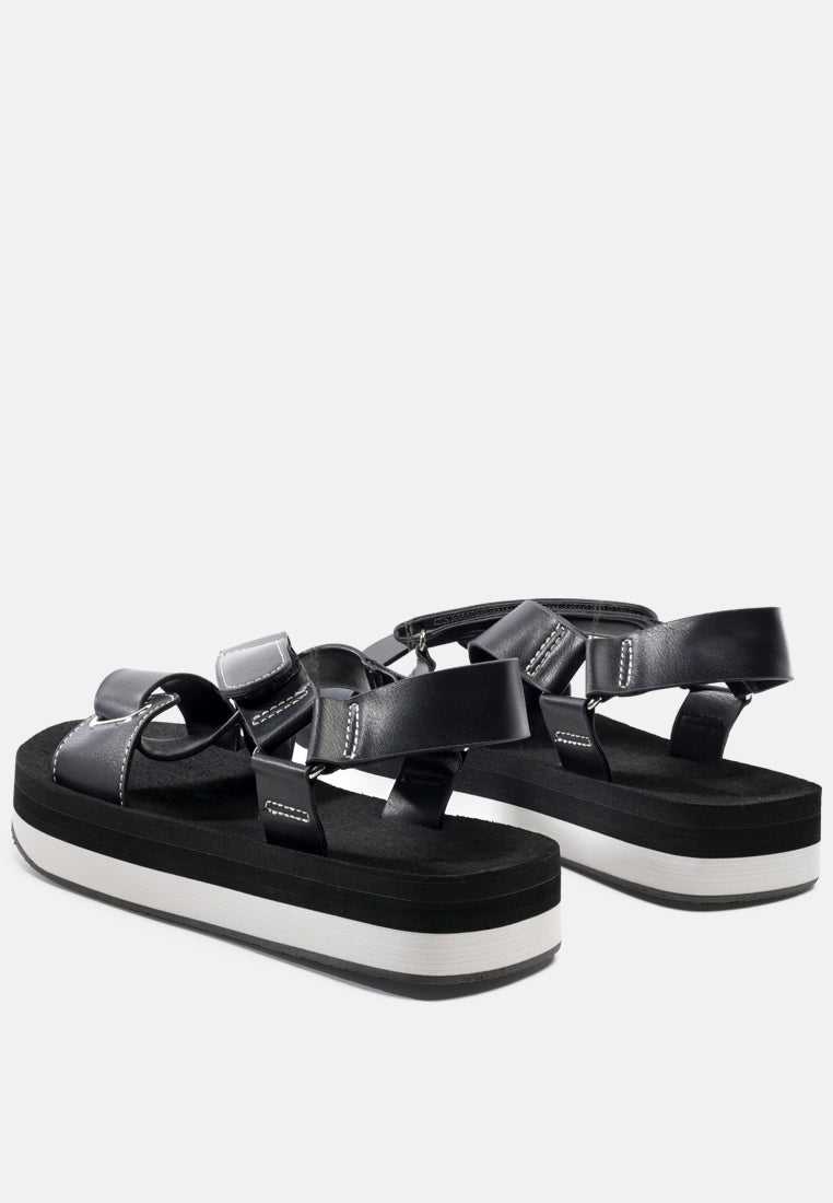 stay afloat platform sandals#color_black