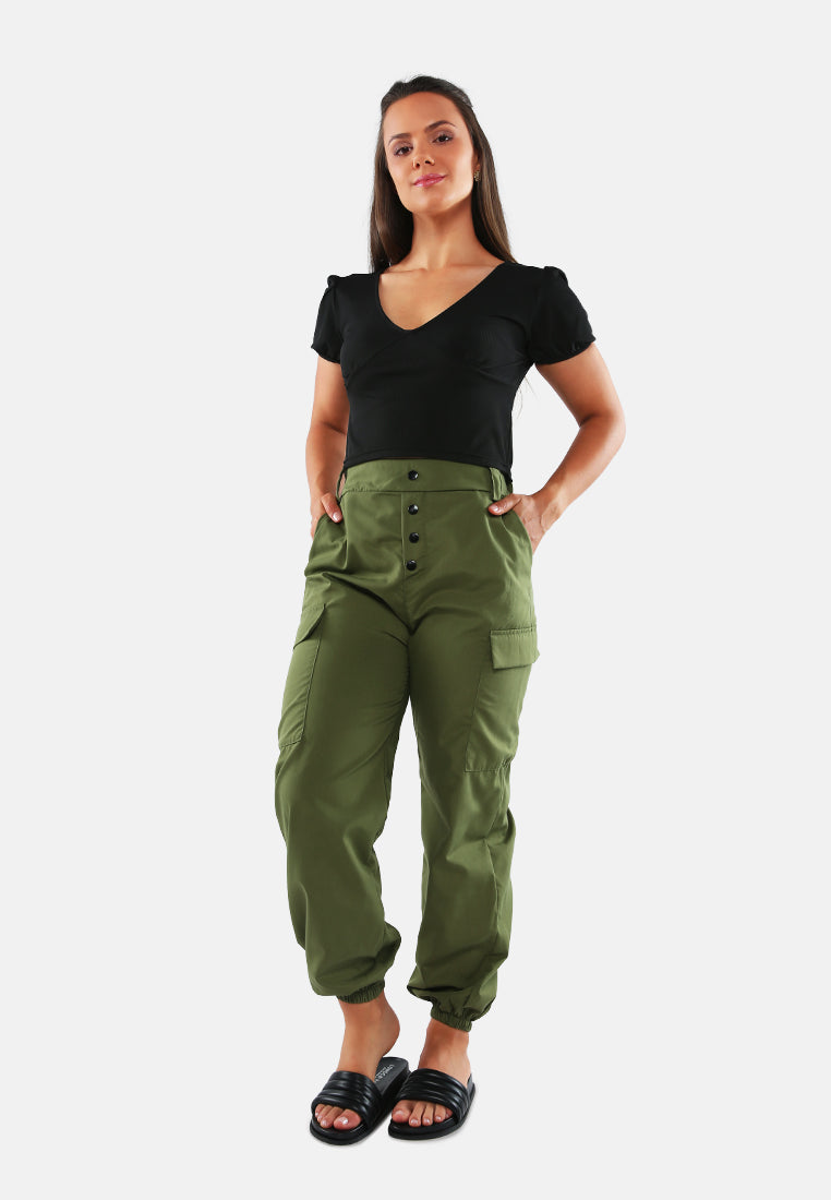 style up cargo belted pant#color_green