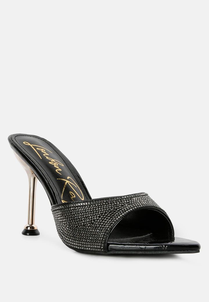 sundai rhinestone embellished stiletto sandals by ruw#color_black