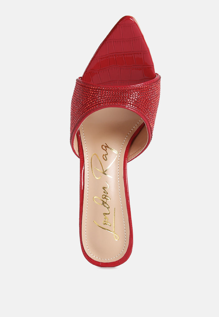 sundai rhinestone embellished stiletto sandals by ruw#color_red