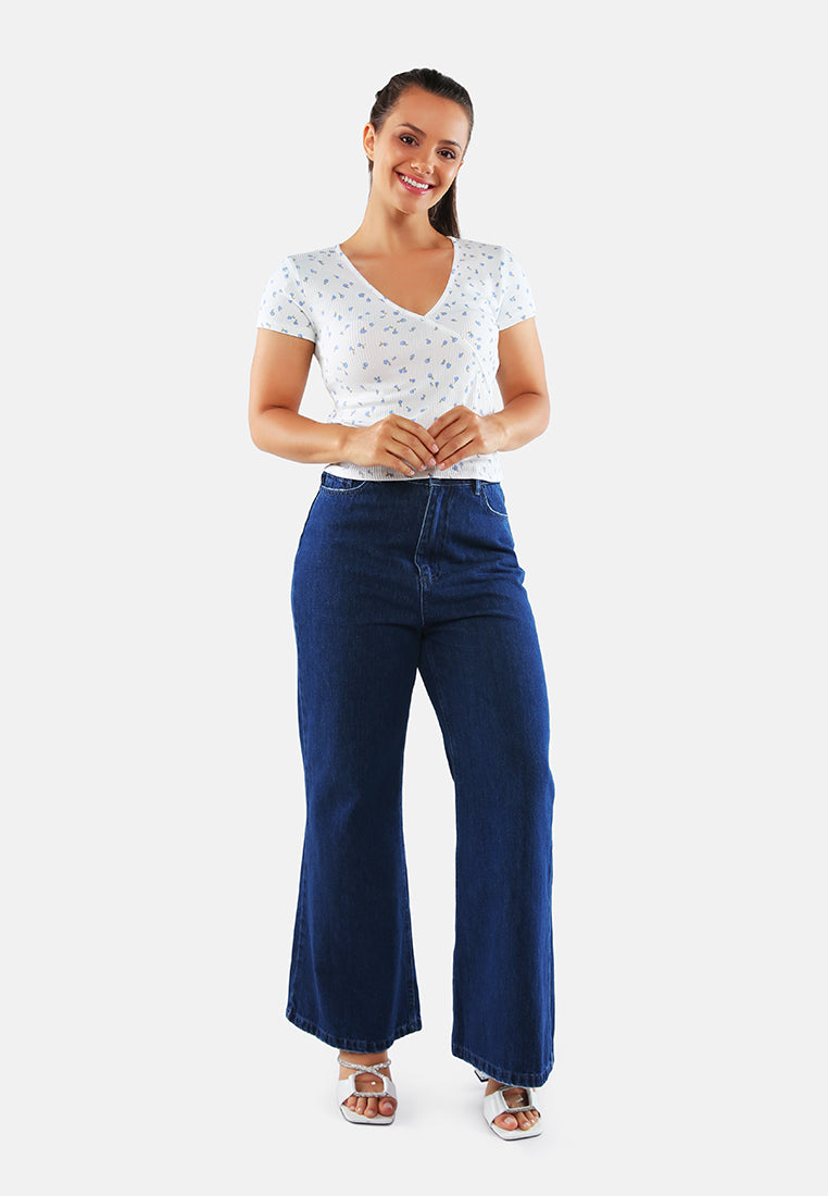 surplice neck casual summer top#color_ivory