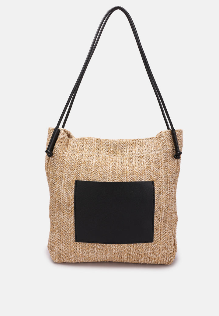 the boho tote bag by ruw#color_black