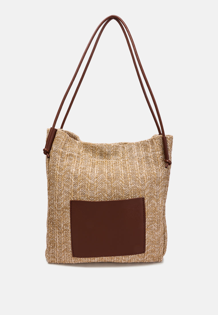 the boho tote bag by ruw#color_brown