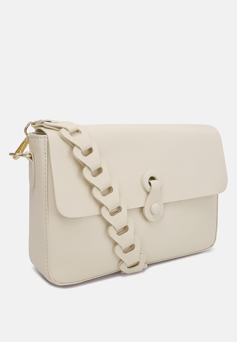 the unconventional flap bag by ruw#color_beige