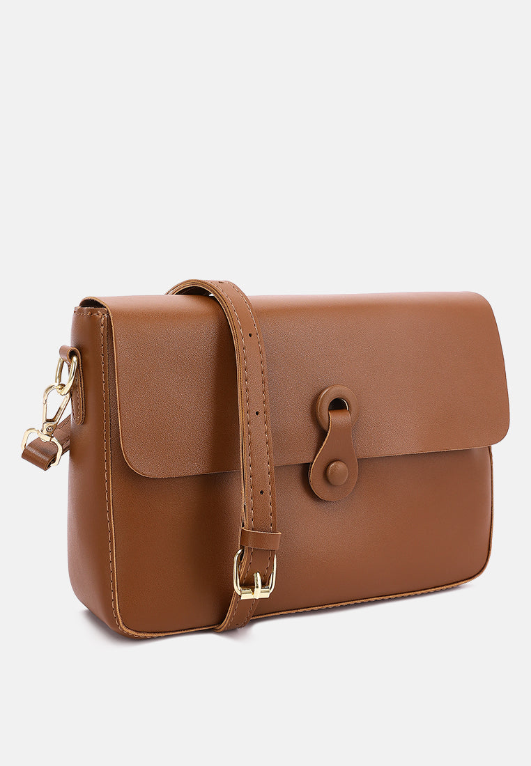 the unconventional flap bag by ruw#color_brown