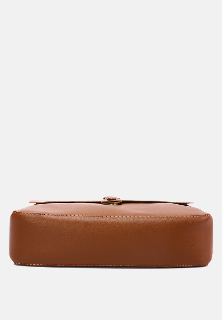 the unconventional flap bag by ruw#color_brown