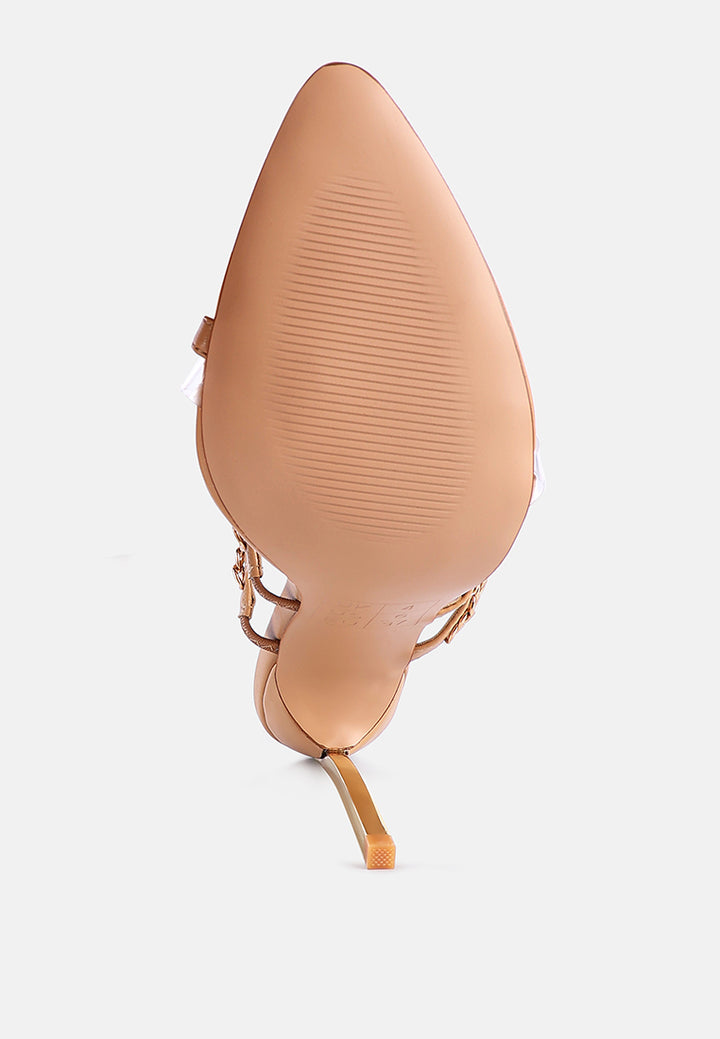 tickle me toe ring stiletto sandals by ruw#color_latte