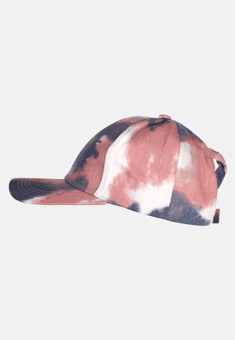 tie dye baseball cap#color_brown