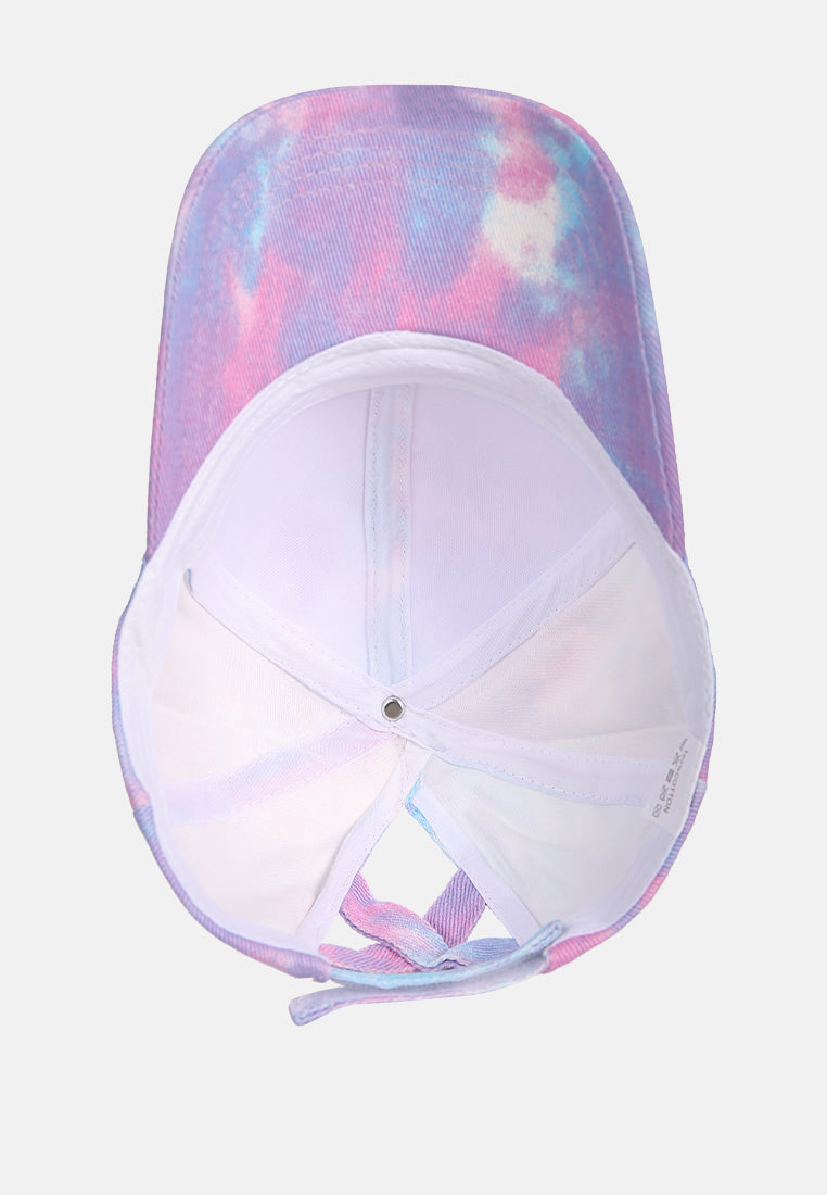 tie dye baseball cap#color_purple