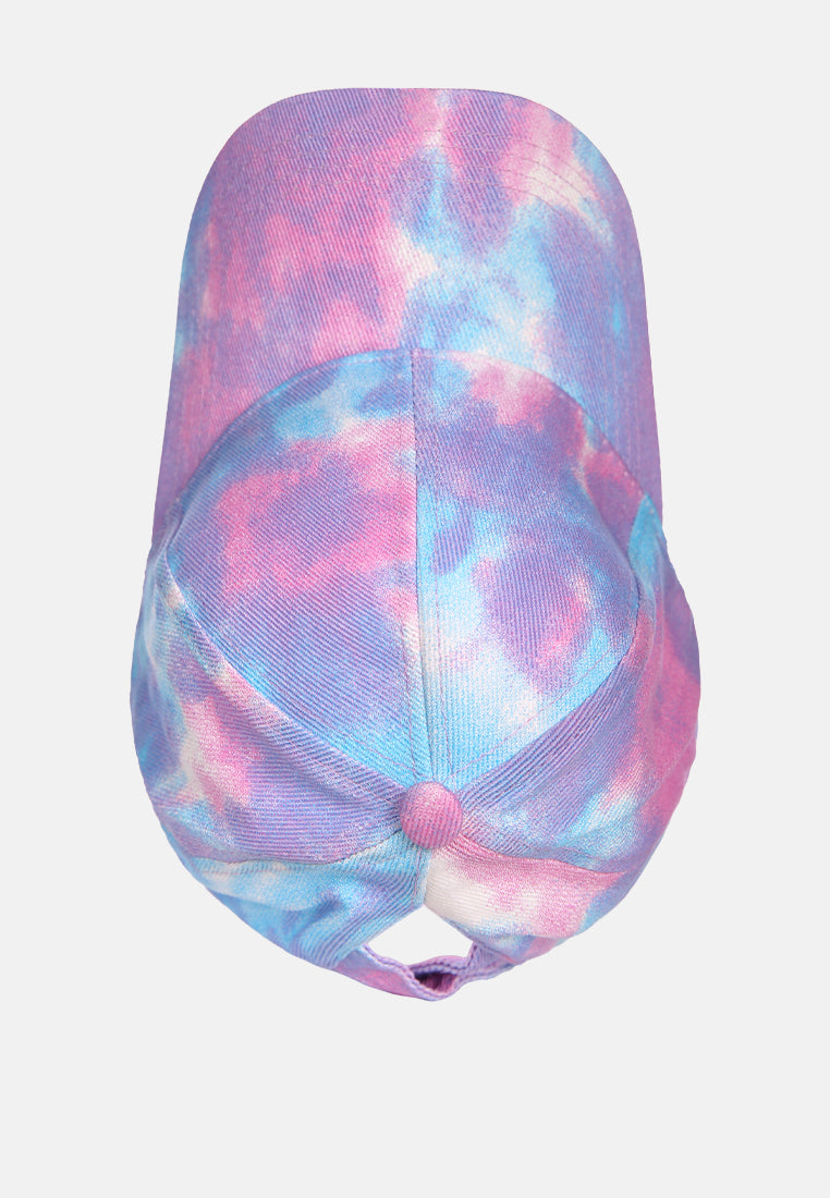 tie dye baseball cap#color_purple