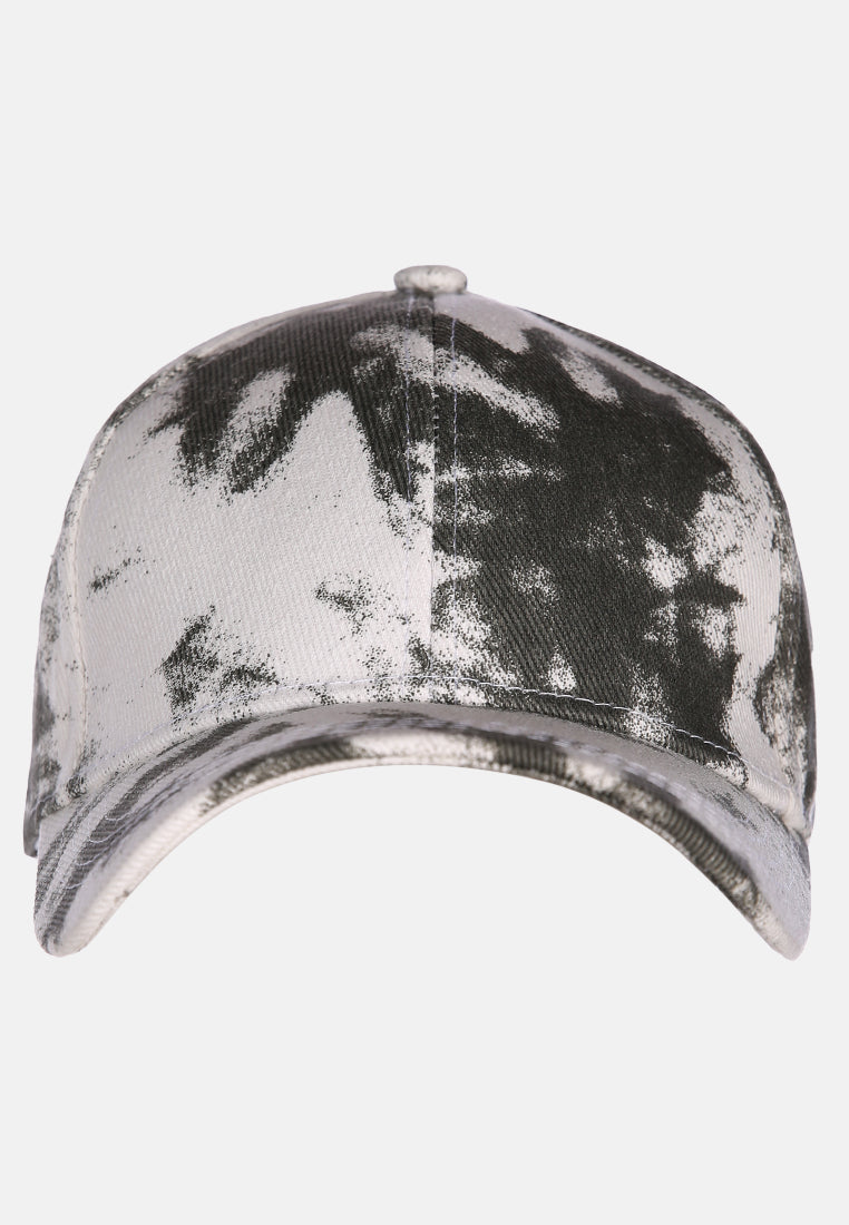 tie dye baseball cap#color_white