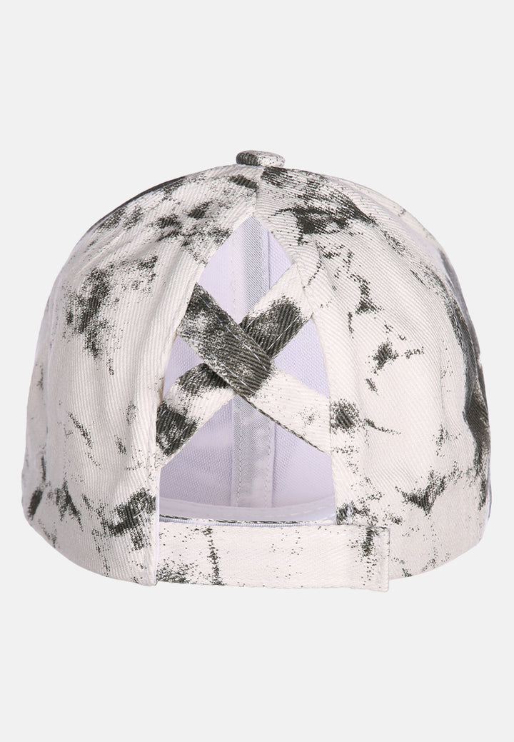tie dye baseball cap#color_white