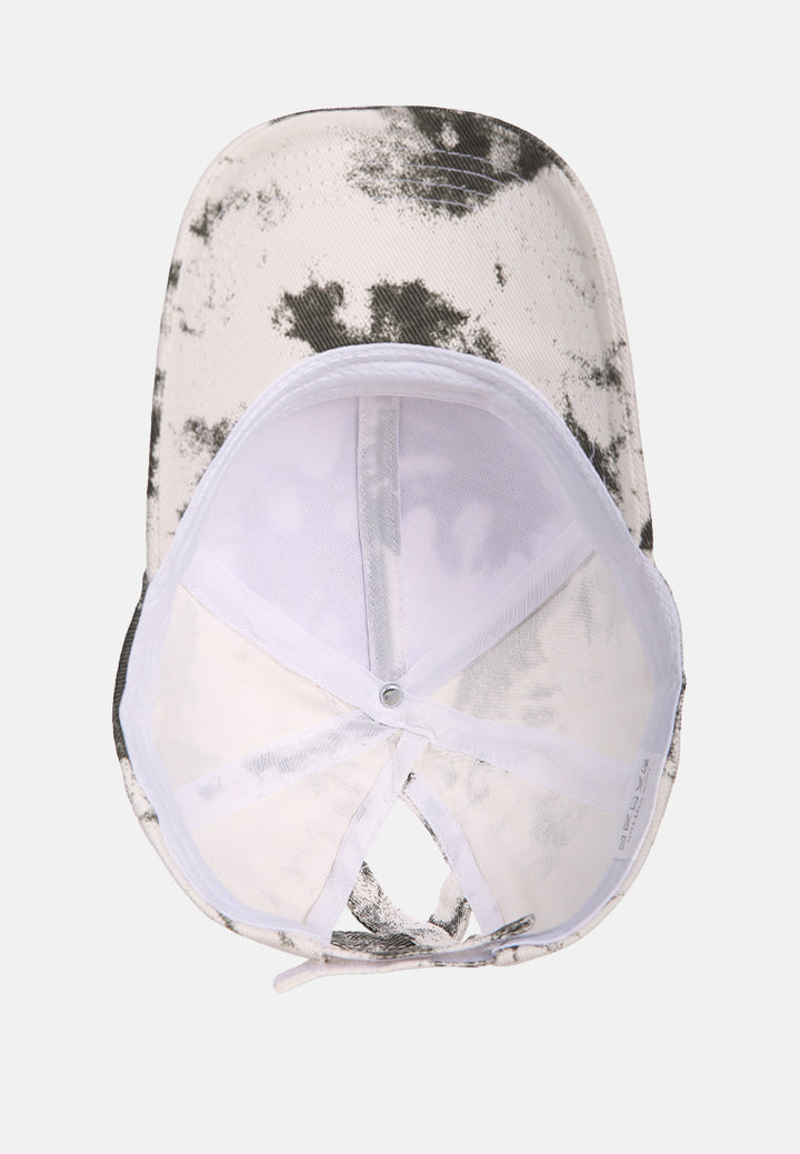 tie dye baseball cap#color_white