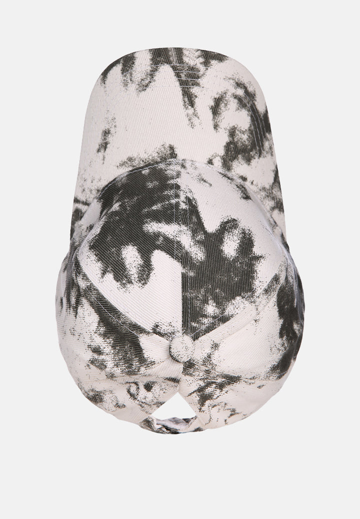 tie dye baseball cap#color_white