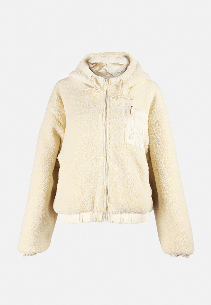 too-much-drama hoodie jacket by ruw#color_cream