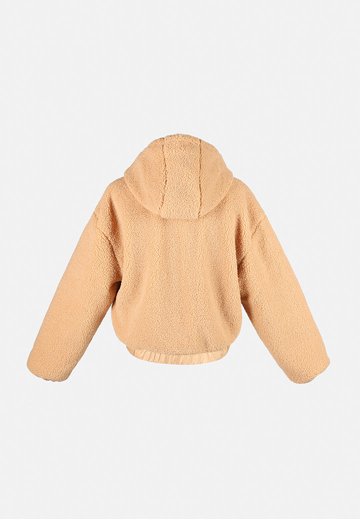 too-much-drama hoodie jacket by ruw#color_taupe