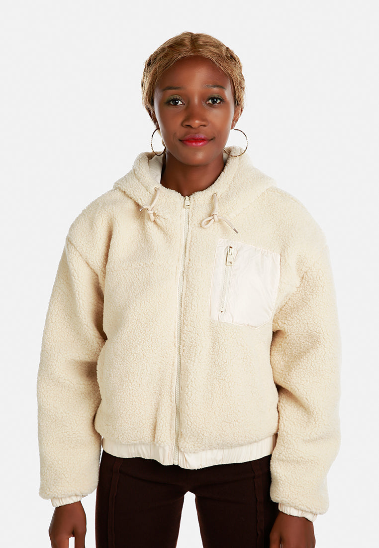 too-much-drama hoodie jacket by ruw#color_cream