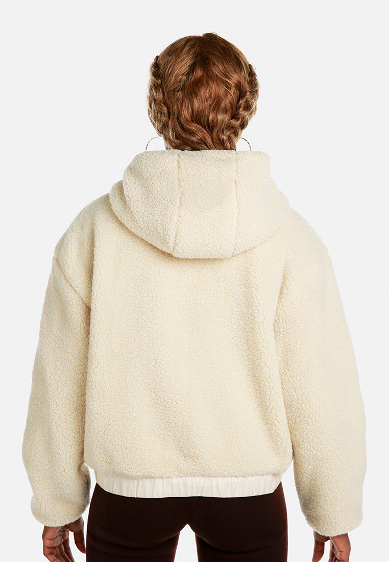 too-much-drama hoodie jacket by ruw#color_cream