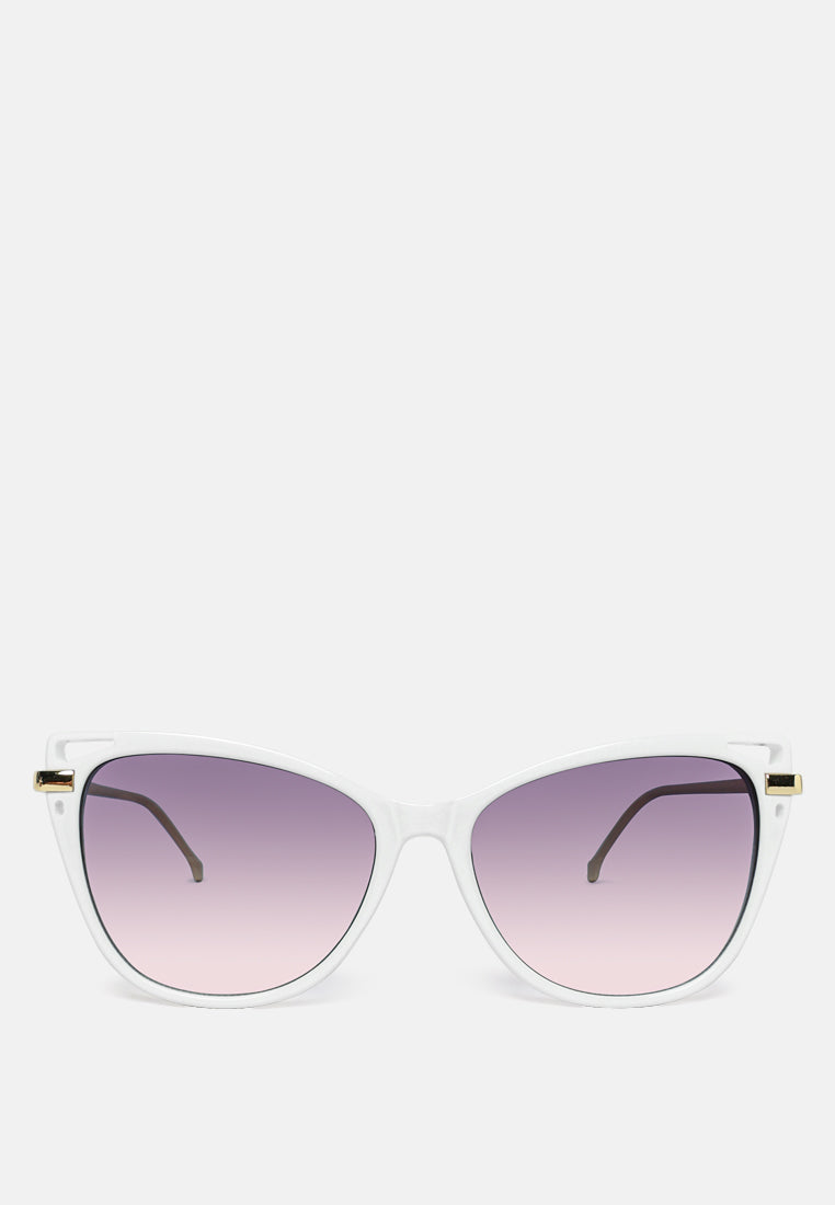 too much drama retro cat eye sunglasses#color_purple